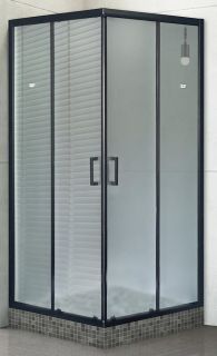 Душевой уголок Royal Bath HPD 90x80см чёрный RB8090HPD-C-BL